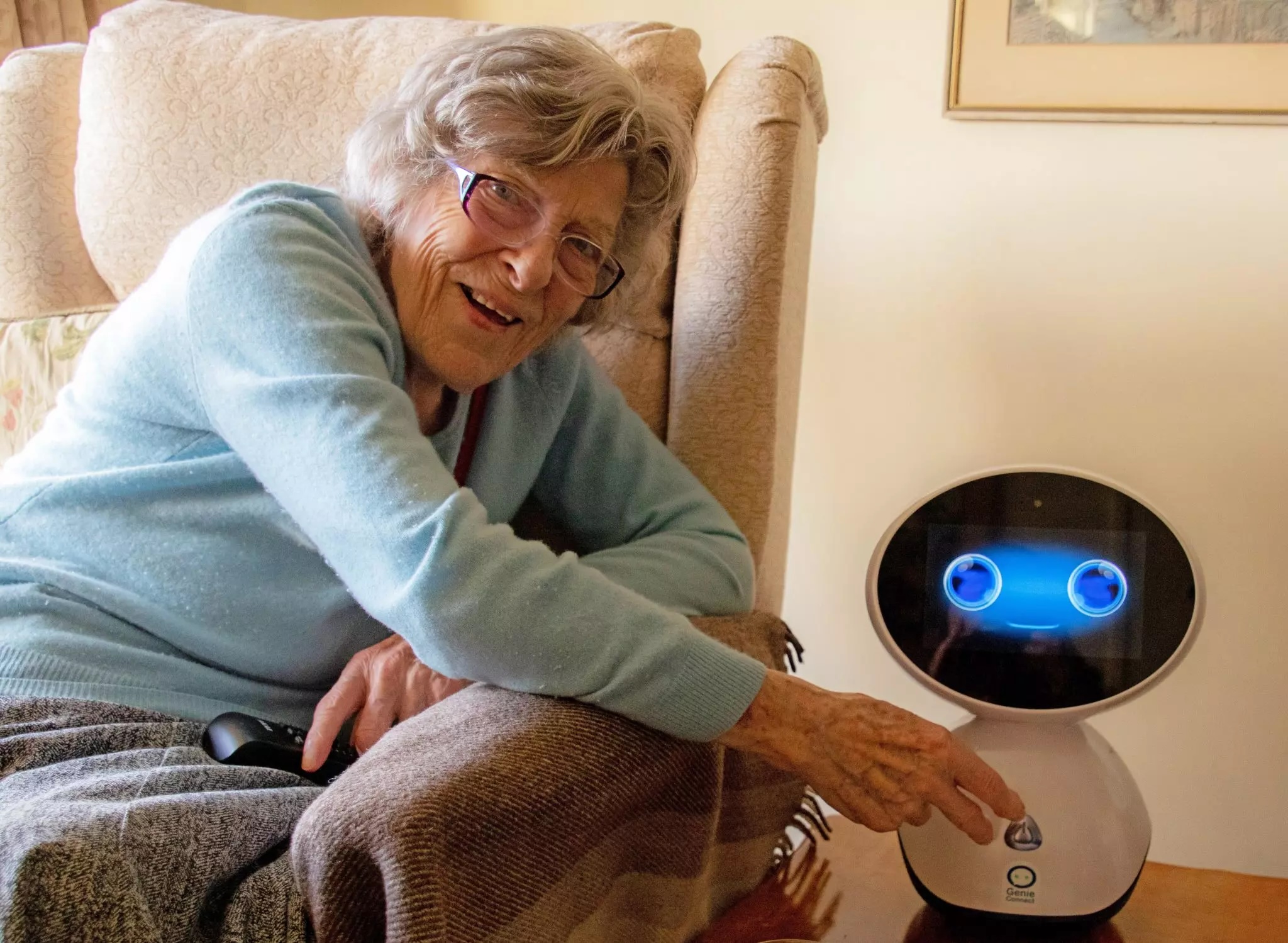 Genie robot by Cera — a companion robot for elderly care at home